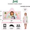 imageSquishmallows Kids Super Soft BathPoolBeach Soft Cotton Terry Hooded Towel Wrap 24 in x 50 in Officially Licensed Product By FrancoLuck
