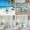 imageSquishmallows Kids Super Soft BathPoolBeach Soft Cotton Terry Hooded Towel Wrap 24 in x 50 in Officially Licensed Product By FrancoMulticolor