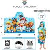 imageSquishmallows Kids Super Soft BathPoolBeach Soft Cotton Terry Hooded Towel Wrap 24 in x 50 in Officially Licensed Product By FrancoMulticolor