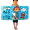 imageSquishmallows Kids Super Soft BathPoolBeach Soft Cotton Terry Hooded Towel Wrap 24 in x 50 in Officially Licensed Product By FrancoPaddington Bear