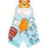 imageSquishmallows Kids Super Soft BathPoolBeach Soft Cotton Terry Hooded Towel Wrap 24 in x 50 in Officially Licensed Product By FrancoPaddington Bear
