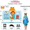 imageSquishmallows Kids Super Soft BathPoolBeach Soft Cotton Terry Hooded Towel Wrap 24 in x 50 in Officially Licensed Product By FrancoPaddington Bear