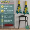 imageSquishmallows Kids Super Soft BathPoolBeach Soft Cotton Terry Hooded Towel Wrap 24 in x 50 in Officially Licensed Product By FrancoPokemon  Friends