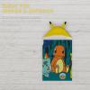 imageSquishmallows Kids Super Soft BathPoolBeach Soft Cotton Terry Hooded Towel Wrap 24 in x 50 in Officially Licensed Product By FrancoPokemon  Friends