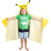 imageSquishmallows Kids Super Soft BathPoolBeach Soft Cotton Terry Hooded Towel Wrap 24 in x 50 in Officially Licensed Product By FrancoPokemon Pikachu