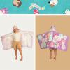 imageSquishmallows Kids Super Soft BathPoolBeach Soft Cotton Terry Hooded Towel Wrap 24 in x 50 in Officially Licensed Product By FrancoSquishmallows Cienna