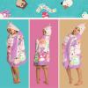 imageSquishmallows Kids Super Soft BathPoolBeach Soft Cotton Terry Hooded Towel Wrap 24 in x 50 in Officially Licensed Product By FrancoSquishmallows Cienna