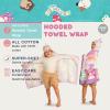 imageSquishmallows Kids Super Soft BathPoolBeach Soft Cotton Terry Hooded Towel Wrap 24 in x 50 in Officially Licensed Product By FrancoSquishmallows Cienna