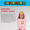 imageSquishmallows Kids Super Soft BathPoolBeach Soft Cotton Terry Hooded Towel Wrap 24 in x 50 in Officially Licensed Product By FrancoSuper Mario Girl  Princess Peach
