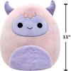 imageSquishmallows Original 11Inch Ronalda Pink and Purple Yeti  MediumSized Ultrasoft Official Jazwares PlushPink  Purple