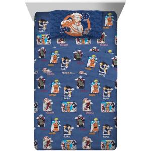 imageFranco Collectibles Squishmallows Bedding Super Soft Microfiber Sheet Set Twin XL College Dorm Essentials Officially Licensed ProductNaruto