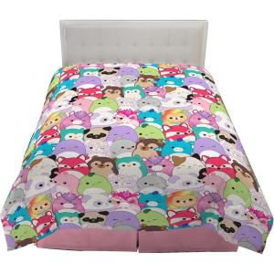 imageFranco Squishmallows Bedding Super Soft Microfiber Reversible Comforter Twin Official Licensed ProductSquishmallows