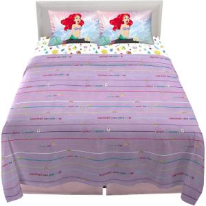 imageFranco Squishmallows Bedding Super Soft Microfiber Sheet Set4 pcs FullDisney Princess