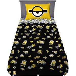 imageFranco Squishmallows Bedding Super Soft Microfiber Sheet Set4 pcs FullMinions the Rise of Gru