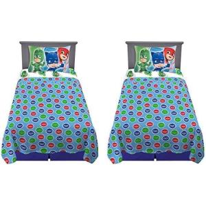 imageFranco Squishmallows Bedding Super Soft Microfiber Sheet Set4 pcs FullPj Masks