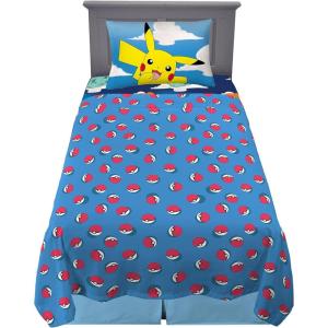 imageFranco Squishmallows Bedding Super Soft Microfiber Sheet Set4 pcs FullPokemon