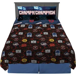 imageFranco Squishmallows Bedding Super Soft Microfiber Sheet Set4 pcs FullWwe Super Stars