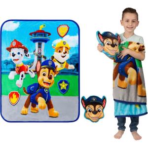 imageFranco Squishmallows Bedding Super Soft Plush Decorative Pillow and Throw Set 40 in x 50 in Official Squishmallows ProductPaw Patrol