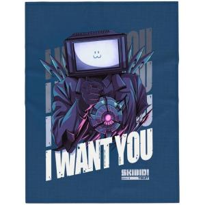 imageFranco Squishmallows Cam Bedding Super Soft Micro Raschel Throw 46 in x 60 in Official Squishmallows ProductSkibidi Toilet  I Want You
