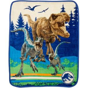 imageFranco Squishmallows Kids Bedding Super Soft Silk Touch Throw 40 in x 50 in Officially Licensed ProductJurassic World
