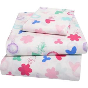imageFranco Squishmallows Luxury Bedding Super Soft Premium Cotton 4 Piece Sheet Set Queen Official Squishmallows ProductTrolls