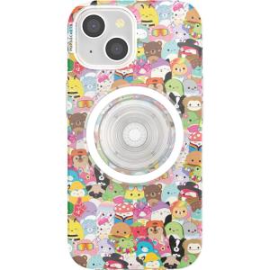 imagePopSockets iPhone 15 Case with Round Phone Grip Compatible with MagSafe Phone Case for iPhone 15 Wireless Charging Compatible Squishmallows  Squish Squad