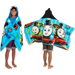 imageSquishmallows Kids Super Soft BathPoolBeach Soft Cotton Terry Hooded Towel Wrap 24 in x 50 in Officially Licensed Product By FrancoThomas  Friends  Big Movers