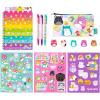 imageFashion Angels Squishmallows Journal Gift Set Includes Journal Stickers Pencils Erasers ampamp Pouch Ideal for Gifting ampamp Accessorizing for Kids ampamp Teens