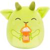 imageSquishmallows Original 5Inch Halloween 4Pack  Gabin Pumpkin Axolotl Fitzy Goblin Holding Latte Malcolm Bat Mushroom Ms K Purple Clown  Official Jazwares Plush Little