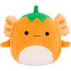 imageSquishmallows Original 5Inch Halloween 4Pack  Gabin Pumpkin Axolotl Fitzy Goblin Holding Latte Malcolm Bat Mushroom Ms K Purple Clown  Official Jazwares Plush Little