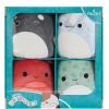 imageSquishmallows Original 7Inch Sealife Box Set  Forina Green Spotted Jellyfish Kai Orca Whale Laslow Blue Marbled Beluga Lorono Red Lobster  Official Jazwares Plush LittleSealife Box Set