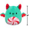 imageSquishmallows Original 5Inch Holiday 4Pack  Ethel Hot Chocolate Floyd French Fries Keiko Blue Christmas Tree Ricardo Peppermint Bat  Official Jazwares Plush Little
