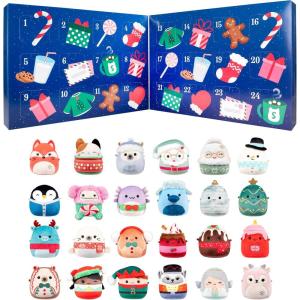 imageSquishmallows Original 24Day Micromallows Holiday Plush Advent Calendar
