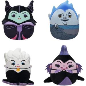 imageSquishmallows Original 4in Disney Villain 4Pack  Hades Maleficent Ursula Yzma  Official Jazwares Plush