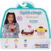 imageSquishalongs Hello Kitty and Friends Boba MiniSquish  Accessory 6PackIce Cream
