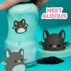 imageOriginal Squishmallows Aldous The Fruit Bat Premium Cloud Slime VanillaScented 8 oz Storage Container with Figurine Topper Rubber Charm Goodie Bags Stuffers Kids Party Favors Sensory Toy