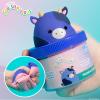 imageOriginal Squishmallows Ingrid The Cow Premium Cloud Slime BlueberryScented 8 oz Storage Container with Figurine Topper Rubber Charm Goodie Bags Stuffers Kids Party Favors Sensory Toys