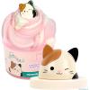 imageOriginal Squishmallows Cam The Cat Premium Cloud Slime CoconutScented 8 oz Storage Container with Figurine Topper Rubber Charm Goodie Bags Stuffers Kids Party Favors Sensory Toys