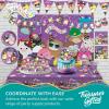 imageTreasures Gifted Officially Licensed Club Squishmallows Party Supplies Set of 3 Prestrung Banners  1 Birthday Banner ampamp 2 Triangle Pennants  Squishmallows Birthday Decorations