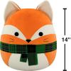 imageSquishmallows Amazon Exclusive Holiday Fox 14 Plush