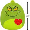 imageSquishmallows Original 12in Grinch with Heart  Official Jazwares Plush MediumSized