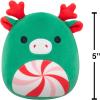 imageSquishmallows Original 5in Zumir The Green Moose with Peppermint Swirl Belly  Official Jazwares Plush Little