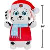 imageSquishmallows Original Paw Patrol 10in Holiday Chase HugMees  Ultrasoft Official Jazwares Plush MediumSizedMarshall