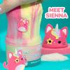 imageOriginal Squishmallows Sienna the Caticorn Premium Cloud Slime Sugar CookieScented 8 oz Storage Container with Figurine Topper Rubber Charm Goodie Bags Stuffers Kids Party Favors Sensory Toys