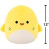 imageSquishmallows Original 12in Chandler The Yellow Shark  Official Jazwares Plush MediumSized