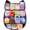 imageSquishmallows Original Micromallows Play ampamp Display  Includes 15 Plush