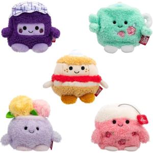imageBumBumz 45inch TeatimeBumz Plush 5Pack  British Scone Seymour Pot of Tea Tex BlackBerry Jam Jules Tea Bag Tobey Flower Pot Perkins  from The Makers of Original SquishmallowsTeatimebumz