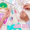 imageSquishmallows Original Multicolor Pen Novelty Pen With 6 Inks and Cam the Cat Topper Cool School Supplies Cute Pens and Stationery Gifts for Girls Back to School Stuff