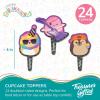 imageTreasures Gifted Officially Licensed Club Squishmallows Party Supplies  1 Cake Topper ampamp 24 Cupcake Toppers ampamp Wrappers  Squishmallows Birthday Decorations