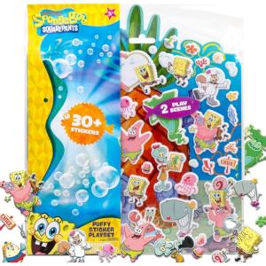 imageOriginal Squishmallows Puffy Stickers 33 Stationery Stickers Spring ThemeSpongebob